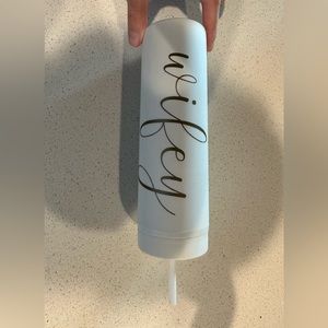 White Plastic Bride Cup